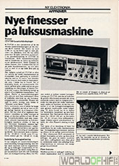 Hi-Fi Test, 79, 159, Kassettebåndoptagere, , Pioneer CT-F700
