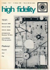 High Fidelity årgang 1969 nr. 2