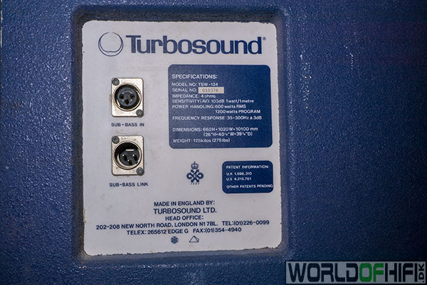 Turbosound TSW-124 subwoofer