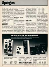 Hi-Fi og Elektronik, 85-6, 18, , Reklame Dansk Audioteknik højttaler, 