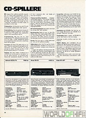Hi-Fi Revyen, 89, 96, Cd-spillere, , 