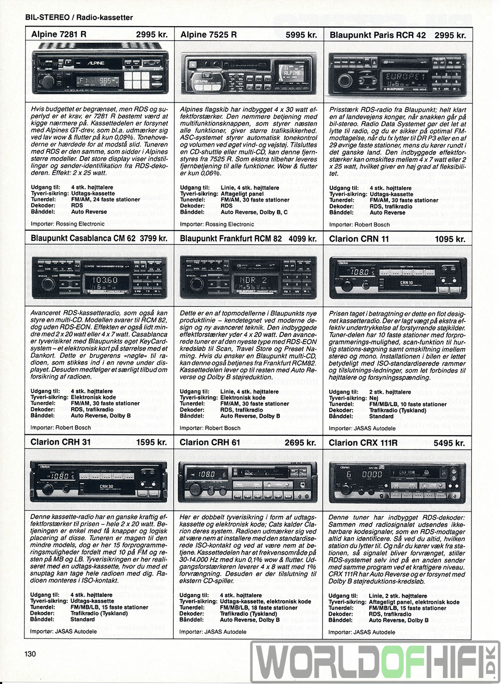 Hi-Fi Revyen, 93, 130, Bil-stereo, , 