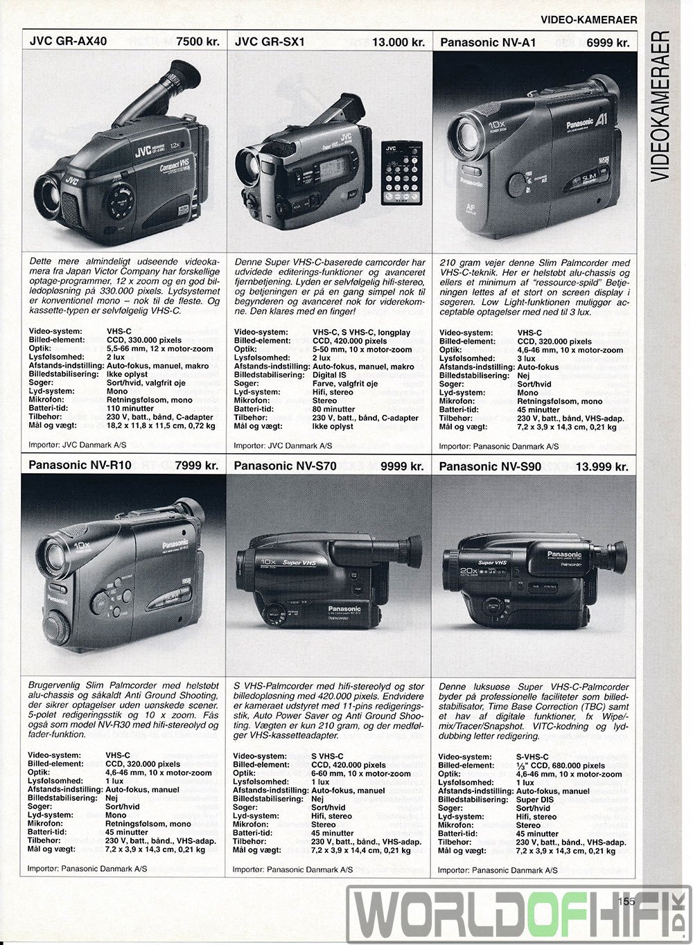 Hi-Fi Revyen, 95, 155, Videokameraer, , 