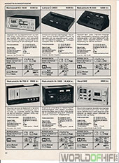 Hi-Fi Revyen, 78, 82, Kassette-båndoptagere, , 