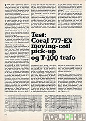 Hi-Fi Test, 79, 194, Pick-Uper, , Coral 777-EX, Coral T-100