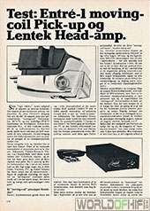 Hi-Fi Test, 79, 196, Pick-Uper, , Lentek Entré 1, Lentek Head Amp