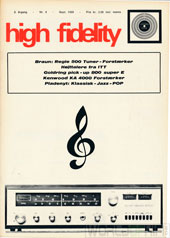 High Fidelity årgang 1969 nr. 9