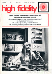 High Fidelity årgang 1970 nr. 4